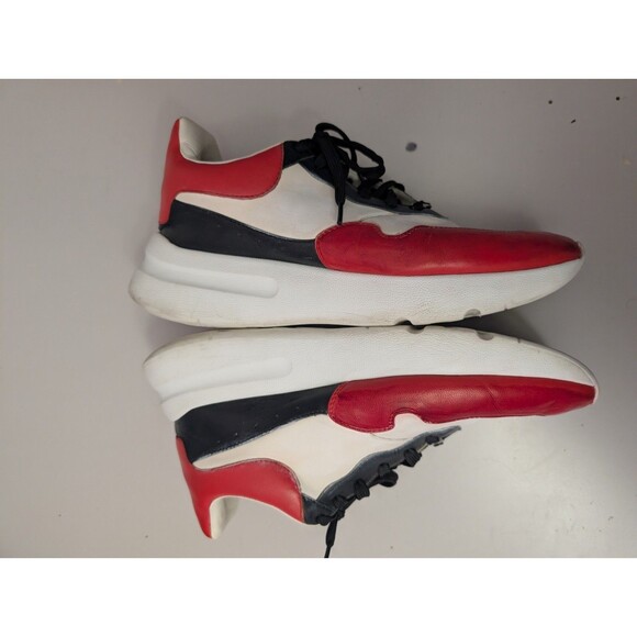 Alexander McQueen Oversized Runner Red Black White Size 43 US 10 Sneaker 505033